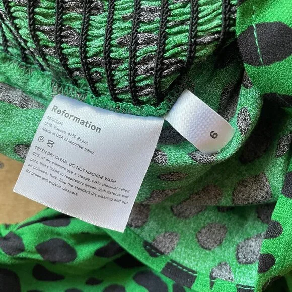 Reformation Lampone Off The Shoulder Top - Picture 5 of 6